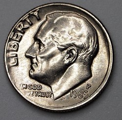 1 dime ( 10 cents ) - 1985 P