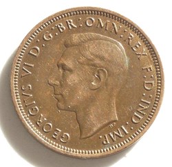 1/2 Penny - 1941