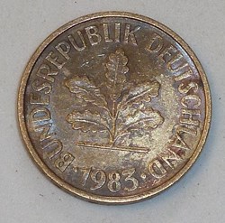 5 Pfennig - 1983 D
