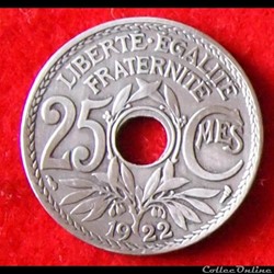 Lindauer - 25 Centimes - 1922
