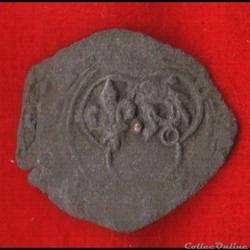 Denier tournois du dauphiné à la croisette - 1515-1547 -