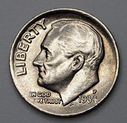 1 dime ( 10 cents ) - 1984 P