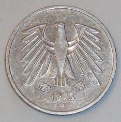 5 Mark - 1975 D