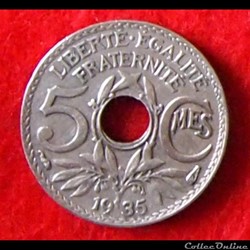 Lindauer - 5 Centimes - 1935