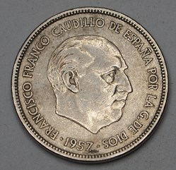 25 Pesetas - 1968