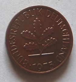 1 Pfennig - 1975 J
