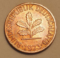 1 Pfennig - 1973 F