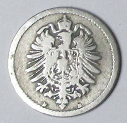 5 Pfennig - 1875 B