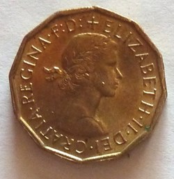 3 Pence - 1967