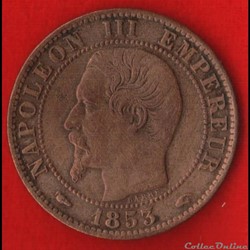 Napoléon III - 5 Centimes - 1853 - Paris