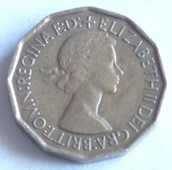3 Pence - 1953