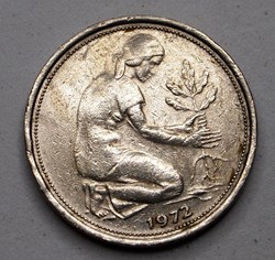 50 Pfennig - 1972 D