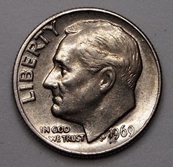 1 dime ( 10 cents ) - 1969