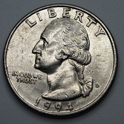1/4 dollar ( 25 cents ) - 1994 D