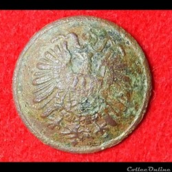 Allemagne - Bouton impérial à l'aigle - 1871-1889
