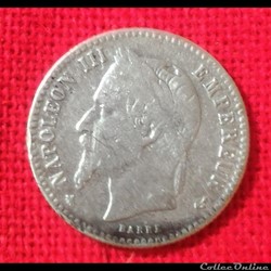 Napoléon III - 50 Centimes - 1868 - Paris