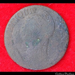 Consulat / Directoire - 5 centimes Dupré - An 4 - Paris