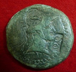 AMPURIAS - Unité de bronze ou as d'Indigetes Emporia/Untikesken