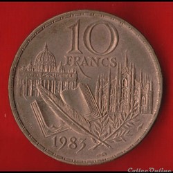 10 Francs - Stendhal - 1983