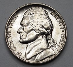 5 cents - 1987 D