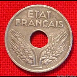 État Français - 10 Centimes - 1941