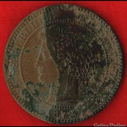 10 Centimes - Cérès - 1872 - Paris