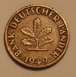 5 Pfennig - 1949 D