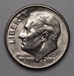 1 dime ( 10 cents ) - 2005 D
