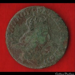 Liard de France - 1657 - Corbeil