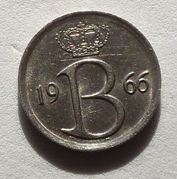25 Centimes - 1966
