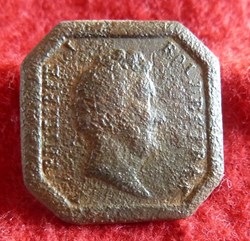 Civil - Bouton ou Attache dit patriotique - Philippe I - Louis-Philippe