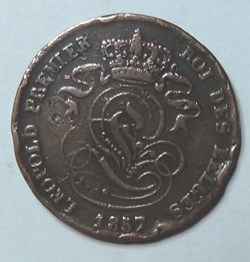 2 Centimes - 1857