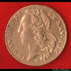 Double Louis d'or - 1743 - Strasbourg