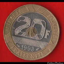 20 Francs - Mont Saint-Michel - 1993