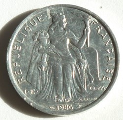 5 Francs - 1986