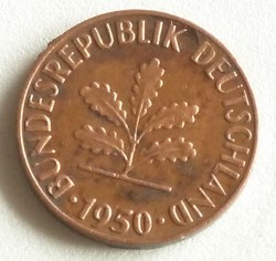 1 Pfennig - 1950 F