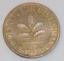 10 Pfennig - 1978 F