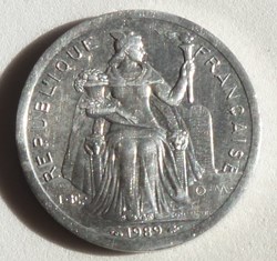 2 Francs - 1989