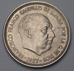 5 Pesetas - 1958