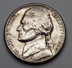 5 cents - 1986 P