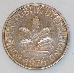 10 Pfennig - 1976 G