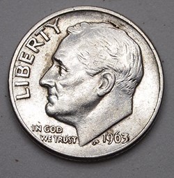 1 dime ( 10 cents ) - 1963