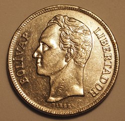 5 Bolivars - 1977