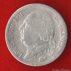 Louis XVIII - 1/2 Franc - 1824 - Paris