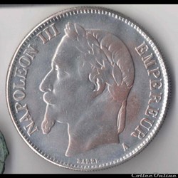 Napoléon III - 5 Francs - 1867 - Paris