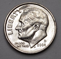 1 dime ( 10 cents ) - 2008 D