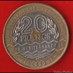 20 Francs - Jeux Méditerranéens - 1993