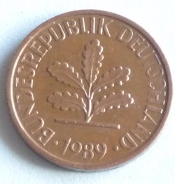 2 Pfennig - 1989 D