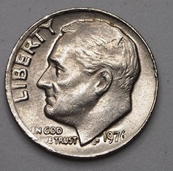 1 dime ( 10 cents ) - 1976
