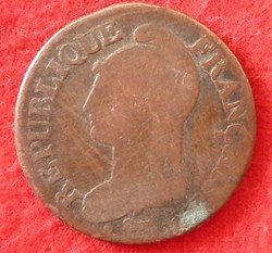 Consulat / Directoire - 5 centimes Dupré - AN 5 - Lille